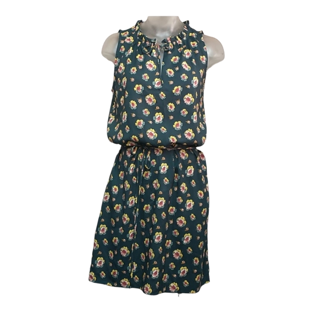 Loft Floral sleeveless Dress Size XS